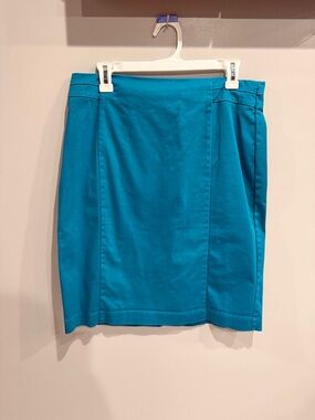 Worthington Teal Pencil Skirt